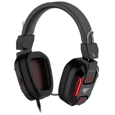 Casque Micro Gamer HAVIT LED -Rouge & Noir