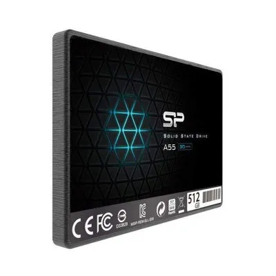 DISQUE DUR INTERNE SILICON POWER A55 512GO SSD 2.5\" - (SP512GBSS3A55S25)