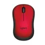 SOURIS SANS FIL LOGITECH M220 SILENT - ROUGE (910-004880)