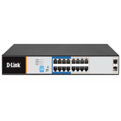 SWITCH D-LINK POE+ LONGUE PORTÉE GÉRÉ DE COUCHE 2 GIGABIT À 18 PORTS (DGS-F1210-18PS-E)