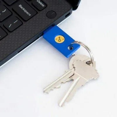 Yubico Yubikey 2FA CLÉ DE SÉCURITÉ BLEU NFC USB-A (5060408461952)