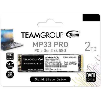 DISQUE DUR INTERNE SSD M.2 TEAMGROUP MP33 PRO / 2 TO - (TM8FPD002T0C101)