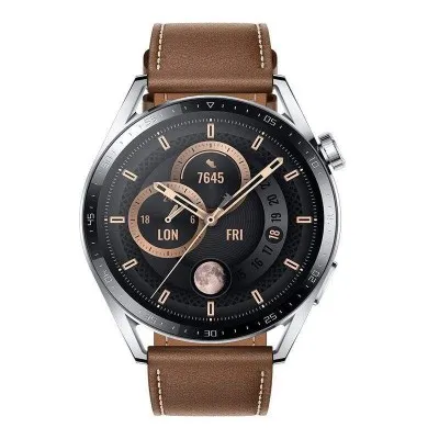 Montre Connectée HUAWEI Watch GT3 Classic 46MM - Marron (GT3-46MM-Marron)