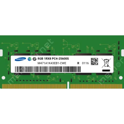 Barette mémoire SAMSUNG 8GB 1RX8 PC4-3200AA - (M471A1K43EB1-CWE)