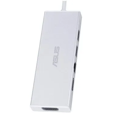 DONGLE ASUS TRAVEL DOCK OS200 USB TYPE-C - ARGENT (90XB067N-BDS000)