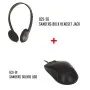 PACK SANDBERG CASQUE BULK HEADSET + SOURIS USB (PCK2-SNDB)