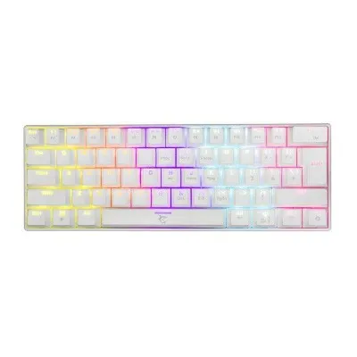 CLAVIER GAMING MÉCANIQUE WHITE SHARK SHINOBI / RGB / BLANC (GK-2022WHT)