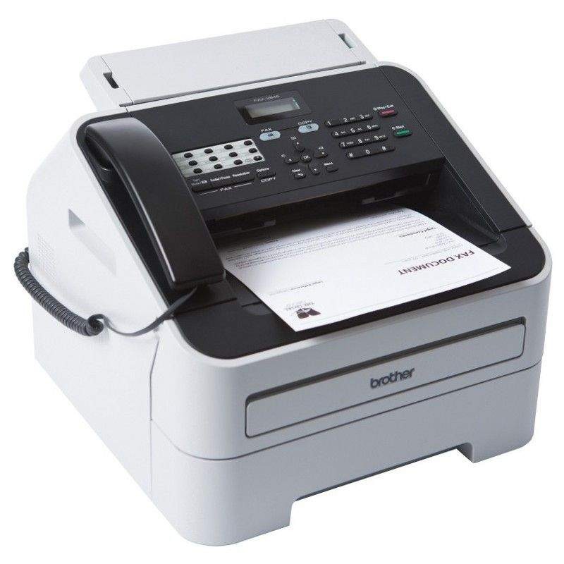 FAX Brother 2845 Télécopieur Laser Monochrome avec combiné téléphonique - (FAX 2845) Brother - 1 chez affariyet pas cher