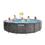 PISCINE TUBULAIRE INTEX ROND BALTIK EFFET BOIS 4.57 X 1.22 M 26742NP Chez affariyet pas cher