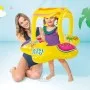 KIDDIE FLOAT Intex rotteur gonflable avec auvent Tropical Land 81*79 cm, 1-2 ans