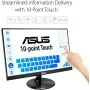 ECRAN ASUS  21.5\" 75 HZ TACTILE EYE CARE - NOIR (VT229H)
