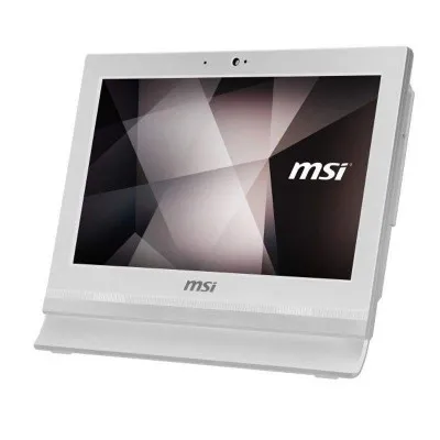 PC DE BUREAU ALL IN ONE MSI PRO 16T 10M CELERON 5205U 4GO/256GO SSD - BLANC