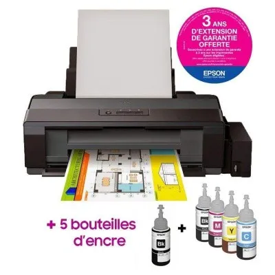 Imprimante EPSON Jet d\'encre L1300 A3+ couleur - Noir