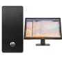 Pc De Bureau HP Pro 300 G6 I3 10É Gén 4Go 1To + Ecran HP 22\" - Noir