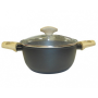 Faitout le Guiste 24 CM Revêtement QUARZOTEK + Couvercle PYREX TVS chez affariyet pas cher