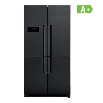 Réfrigérateur Premium Side By Side NoFrost 560L -Noir & Inox