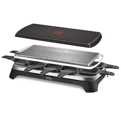 Raclette Pierrade 3en1 1350W Tefal -Noir & Inox