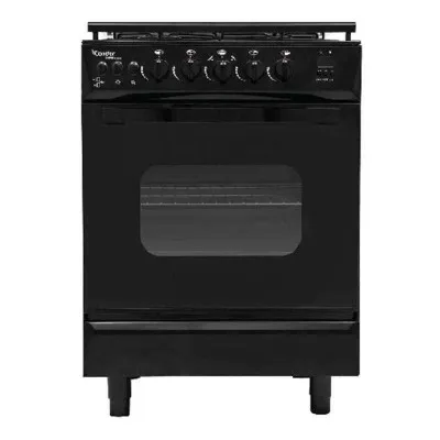 CUISINÉRE À GAZ 4 FEUX 55CM CONDOR -NOIR