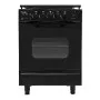 CUISINÉRE À GAZ 4 FEUX 55CM CONDOR -NOIR