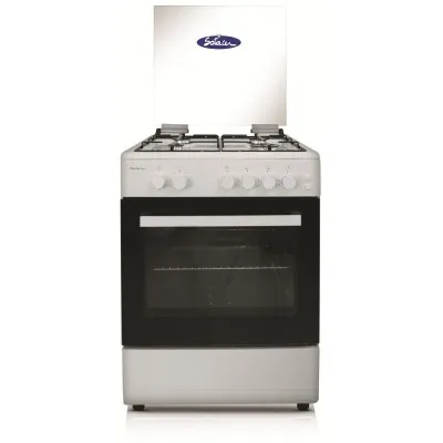 Cuisinière À Gaz 4 Feux 60Cm Sotacer -Blanc