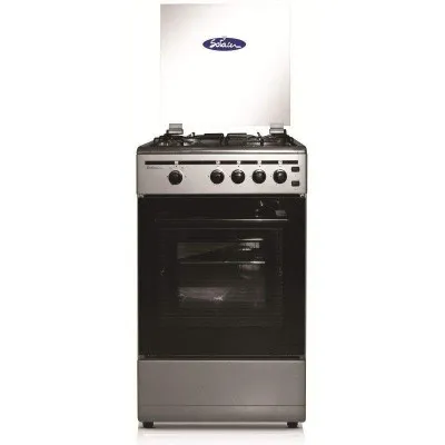 Cuisinière à gaz SOTACER 50Cm 4 Feux -Silver