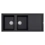 Évier Granitech 2 Bacs 116X50 cm Focus -Noir