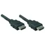 CABLE HDMI MANHATTAN WITH ETHERNET M-M 3M/10ft - NOIR (MH-HDMI-ETHERNET-3M)