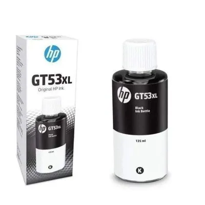 BOUTEILLE D\'ENCRE ORIGINAL AUTHENTIQUE HP GT53XL 135 ML - NOIR (1VV21AE)