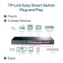 SMART SWITCH GIGABIT 28 PORTS AVEC 24 PORTS POE + RJ45 10/100/1000 MBPS AVEC 2 EMPLACEMENTS SFP