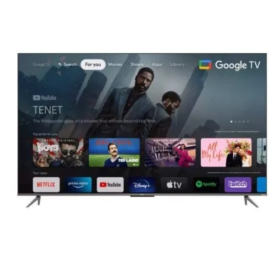 Téléviseur TCL 55\" 4K Google TV  4K QLED