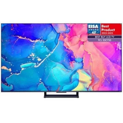 Téléviseur TCL  65\" 4K QLED Google TV & Game Master Pro Noir