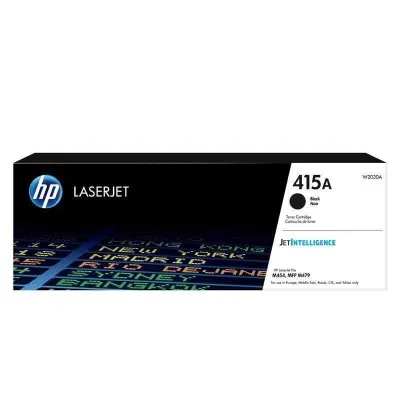 TONER HP 415A LASERJET ORIGINALE 2400 PAGES - NOIR (W2030A)