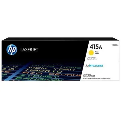 TONER HP 415A LASERJET ORIGINALE 2100 PAGES - YELLOW (W2032A)