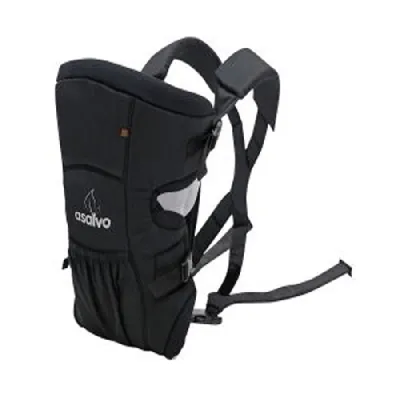 PORTE BÉBÉ VENTRAL- Noir ASALVO