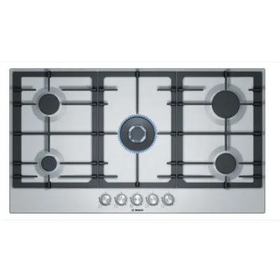 Plaque De Cuisson Bosch 5 Feux 90 cm -Inox