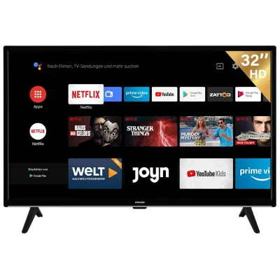 Téléviseur NEWSTAR 32\" HD Android Smart + Récepteur Intégré