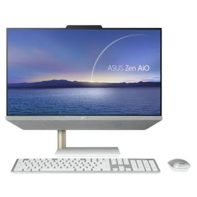 PC DE BUREAU ALL IN ONE ASUS ZEN AIO 24 A5401 I3 10È GÉN 8G 256G SSD - BLANC