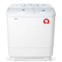 Lave Linge Semi-Automatique ORIENT 13KG -Blanc chez affariyet pas cher