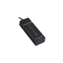 HUB USB 3.0 4 PORTS / NOIR