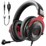 Casque Micro Filaire Gamer Son Stéréo 3D -Noir & Rouge