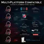 Casque Micro Filaire Gamer Son Stéréo 3D -Noir & Rouge