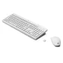 Ensemble Clavier + Souris Sans Fil HP 230 AZERTY- Blanc