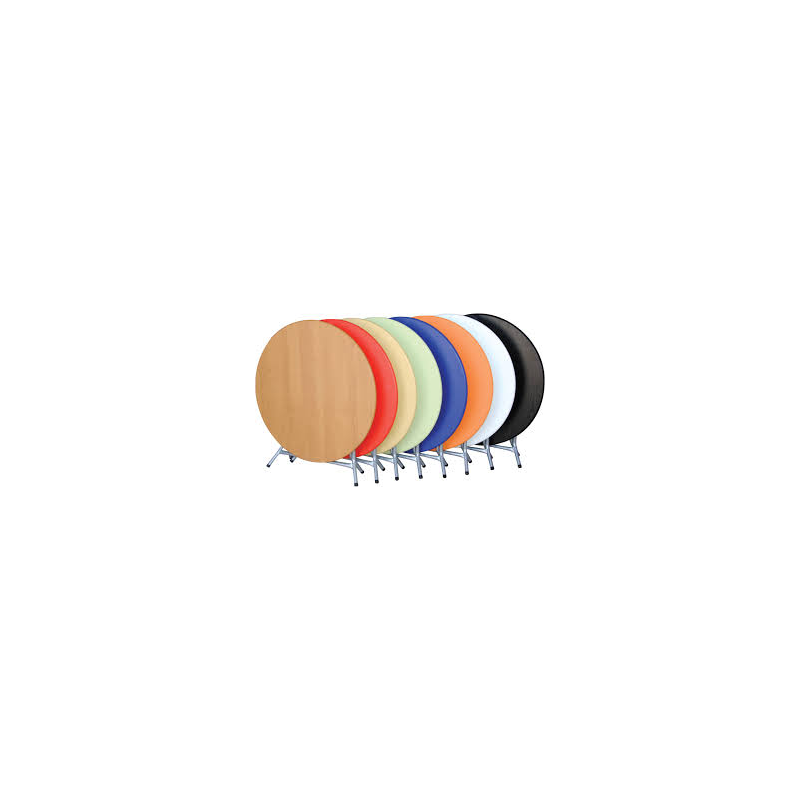 Table Pliante D100 PVC Socle Peinture SOTUFAB