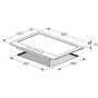 Plaque De Cuisson Focus 5 Feux 70Cm Fonte Thermocouple -Inox
