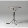Table Bistro Mega Chromé Ø630 Haute 120cm Spim