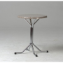 Table BISTRO Chromé Ø630 haute 75cm-chez affariyet prix moins cher