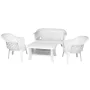 SALON DE JARDIN MARRAKECH BLANC SOFPINCE