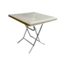 Table pliante 85 x 85 cm - Riviera - Grège - Sofpince