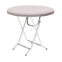 Table pliante 85 x 85 cm - Riviera - Grège - Sofpince-chez affariyet prix moins cher