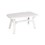 TABLE DE JARDIN RECTANGULAIRE YASMINE (J) 140*80CM - BLANC